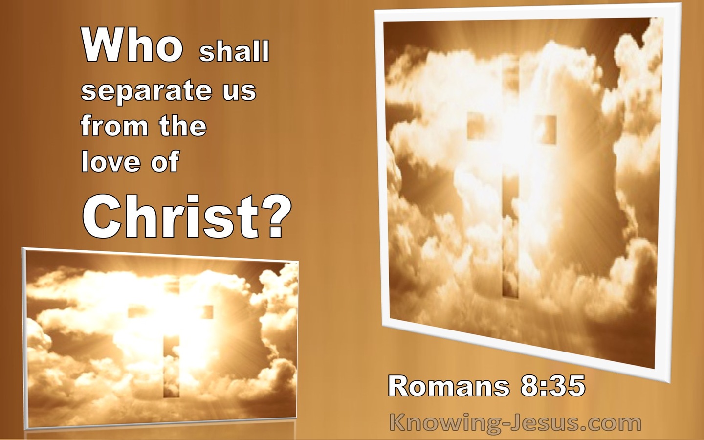 Romans 8:35 Who Shall Separate Us From The Love Of Christ (utmost)05:19